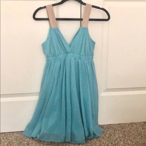 Blue babydoll  dress